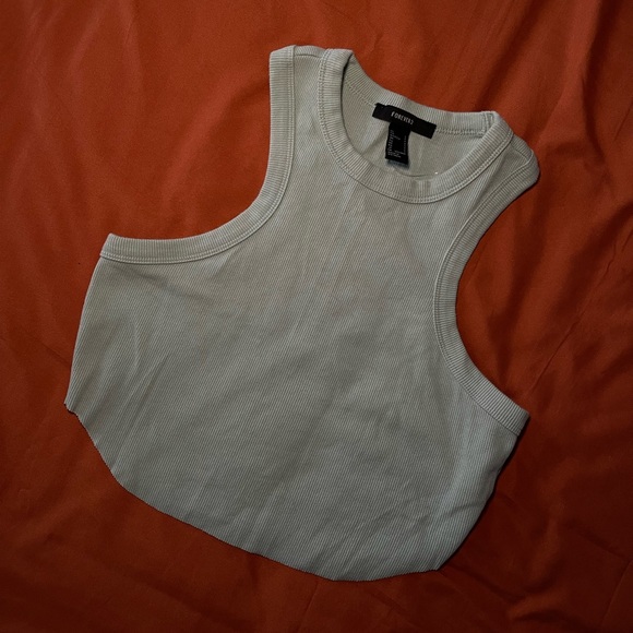 high neck ribbed racerback tank - Picture 5 of 5
